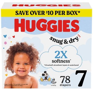 Huggies Snug & Dry Disposable Diapers - (Select Size and Count) - 1 of 4
