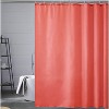 Home Mart Goods Red PEVA Shower Curtain Liner Waterproof & Plastic Rings - 71" x 71" - 2 of 4