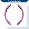 Unique Bargains PU Artificial Leather Car Steering Wheel Protector ABS 1 Pair - 4 of 4