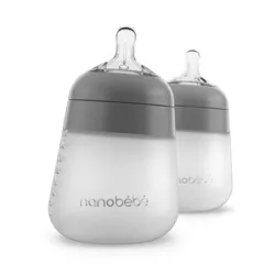 nanobebe Silicone Baby Bottle - 9oz