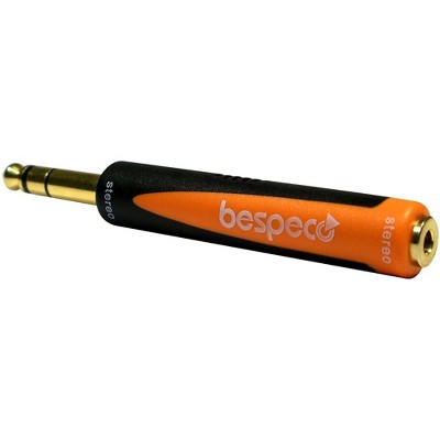 Bespeco Bespeco SLAD210  1/4 in. Stereo Male to 3.5mm Stereo Female 24K Gold-Plated Adapter