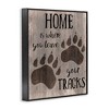 Stupell Industries Home's Where You Leave Tracks Bear Paw Print, 16" x 20" - 3 of 4