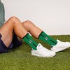 NHL Dallas Stars Rise Up Crew Socks - Large: Cushioned Heel & Toe, Knit Fabric - 3 of 3