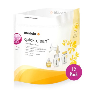 target medela steam bags