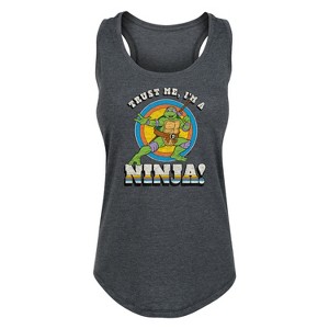 Women's - Teenage Mutant Ninja Turtles - Trust Me, I'm A Ninja Graphic Racerback Tank - 1 of 4