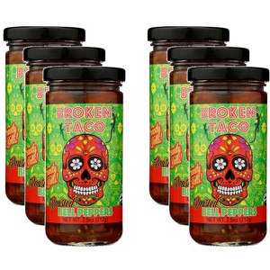 Broken Taco Roasted Bell Peppers - Case of 6 - 7.5 oz. - 1 of 2