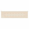 vidaXL Outdoor Oxford Fabric Garden Bench Cushion - Beige - 78.7"x19.7"x1.2", Foam Fiber Filling, for Patio Seating Comfort - 4 of 4