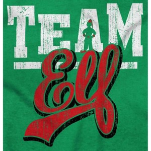 Christmas Team Elf Santa's Helper Graphic T Shirt Men or Women Brisco Brands - 1 of 4