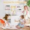 Costway Pretend Play Kitchen for Kids w/ Coffee Maker Sink Faucet Stove Water Dispenser - 4 of 4