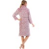 Casual Nights Women's Fleece Long Sleeve Plush Robe - 2 of 3