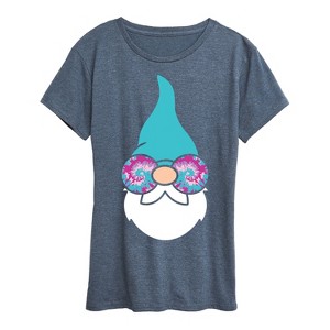 Women's - Instant Message - Boho Gnome with Glasses Short Sleeve Graphic T-Shirt - 1 of 4