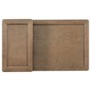 Kumasinova Modern Coffee Table with Storage Shelf,Side Table with 1 Rattan Drawer,End Table with 2 Tabletops,Center Table for Living Room - 4 of 4