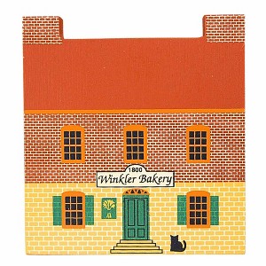Cat's Meow Village 4.5 Inch Winkler Bakery Series Vii Retired Village Buildings - 1 of 4