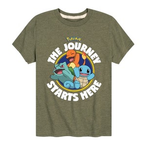 Boys' - Pokémon - The Journey Start Here Short Sleeve Graphic T-Shirt - 1 of 4