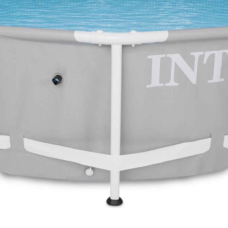 Intex 12 Foot x 30 Inch Prism Steel Frame Above Ground Pool with 3 Ply Liner and Type A and C Pool Filter Pump Cartridge Replacement, 4 of 7