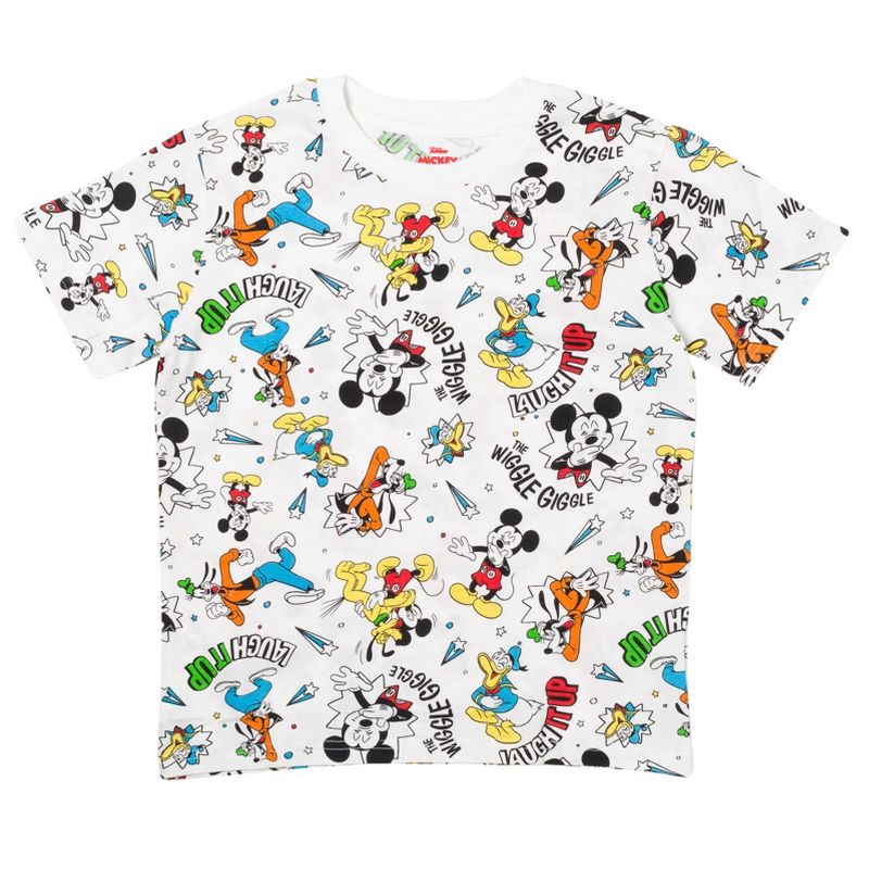Disney Mickey Mouse 3 Pack Pullover T-Shirts Toddler to Little Kid , 4 of 8