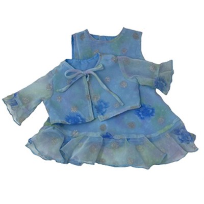 Doll Clothes Superstore Blue Chiffon Dress With Jacket Fits 18 Inch Girl Dolls Like American Girl