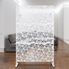 DSVIMOY Outdoor & Indoor Privacy Screen, Freestanding Decorative Privacy Screen for Deck Balcony Patio, White, 48"*76"*16" - 4 of 4