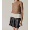 Women's LAYERED SWEATER SHIRT - DELUC - 2 of 4