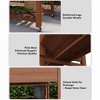 Garvee Wooden Raised Garden Bed with Legs,Sturdy Raised Table Garden Bed with Wheels - 2 of 4
