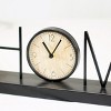 VIP Metal 12 in. Black Home Table Clock - 4 of 4