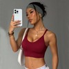 Women's Sports Bras Quick-Dry Breathable Yoga Bra Beautiful Back Naked-Feel Fitness Top for Sports - 2 of 4
