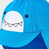Baby Boys' Shark Swim Hat - Cat & Jack™ Blue - 3 of 3