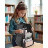 Heavy Duty Backpack, Large Capacity Transparent Bookbag with Reinforced Straps for Security, Travel, and Events - 4 of 4