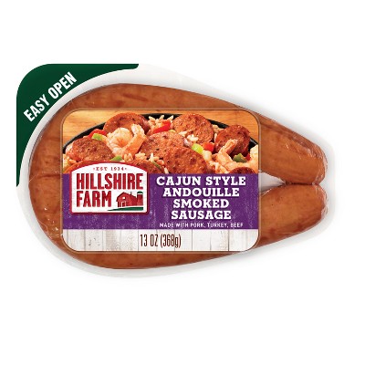 Hillshire Farm Cajun Style Andouille Smoked Sausage - 13oz : Target