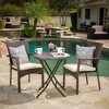 Maggift Patio Seating Sets Outdoor, Featuring Unique Design, Ideal for Chats, Perfect for Gardens, Living Spaces, Brown, 25.5"*23"*35" - 2 of 4