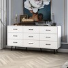 FUFU&GAGA White Rounded - corner Drawer Cabinets: Flexible Combinations, Ample Storage for Home - 2 of 4