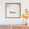 Kendrick Home Black Boo Spiderweb Wall Art White - 3 of 4