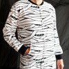 Adult General Sizing Mummy And Me Men's Micro Fleece Jumpsuit - Posh Peanut - 2 of 4