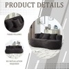 CAVINAS Corduroy Fabric Bean Bag Chair for Adults and Kids,Oversized Lazy Sofa Chair with Foam and High Back,Modern Lounge Chair for Living Room - 4 of 4
