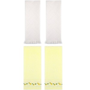 REGALWOVEN 4 Pcs Soft Absorbent Bathroom Hand Towel for Home Decor 13" x 29" - 1 of 4