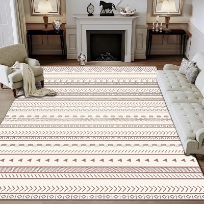 DOMETOUR Rug for Living Room Area Rug 6x9 FT, Modern Non-Slip Floor Carpet, Soft Machine Washable Rugs,Large Rugs for Bedroom