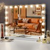 VANITII 32"x23" Vanity Mirror with Lights USB Charging Tabletop Wall Mount Metal White - 2 of 4