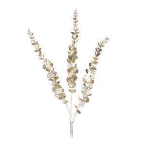 Melrose Glittered Eucalyptus Spray (Set of 6) - 1 of 3