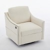 TiramisuBest Beige 3-Seat Knockdown L-Shaped Sectional Sofa with Storage Ottoman and Footrest, Upholstered Combo Couch for Living, Bedroom - 3 of 4
