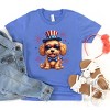 The Juniper Shop Patriotic Fluffy Dog Youth Short Sleeve Tee - M - Columbia - 4 of 4