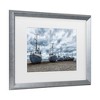 Trademark Fine Art - Leif Londal West Coast Fishing Boats Matted Framed Art - 3 of 4