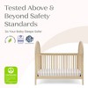 Delta Children Vivi 4-in-1 Convertible Crib - Greenguard Gold Certified - Natural Sandstone - 4 of 4