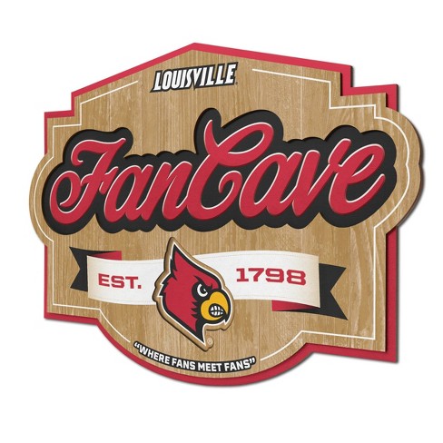 Ncaa Louisville Cardinals Fan Cave Sign : Target