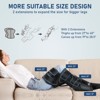 QUINEAR Full Leg Massager with Heat, for Circulation&Pain Relief, 2 Extender&3Heat&3Mode&3Intensity, for Cramps&Edema&Swelling - 3 of 4