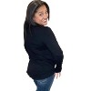 Women's Center Rib Mix Crewneck Tee - bobi - 3 of 3