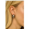 Dome Huggie Teardrop Earrings - 3 of 4