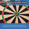 GSE 18" Pro Bristle/Sisal Dartboard Set with Six 17 Grams Steel Tip Darts & Dart Board Game Scoreboard - 3 of 4