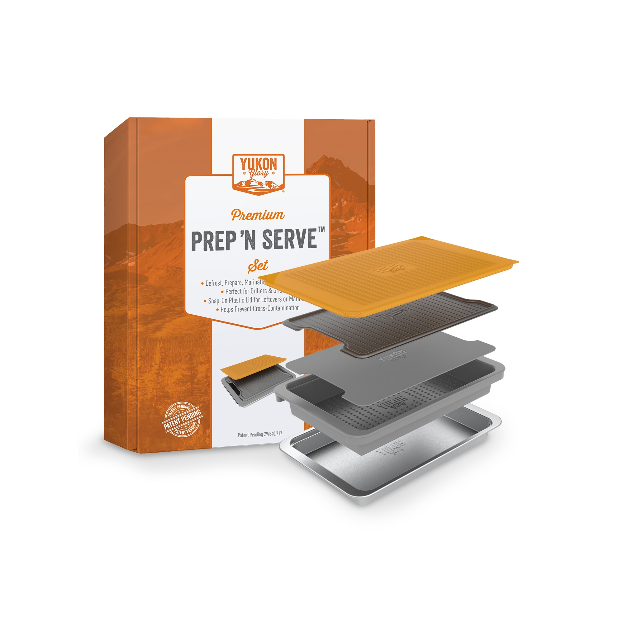 Yukon Glory Premium Grill Prep N Serve with defrosting tray