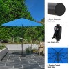 Nature Spring 9-ft Easy Crank Patio Umbrella with Vented Canopy for Deck, Balcony, Backyard, or Pool - 4 of 4
