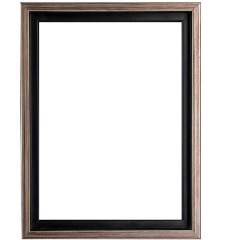Creative Mark Illusions Floater Frame for 3/4" Depth Stretched Canvas Paintings & Artwork - [Antique Silver] - image 1 of 4